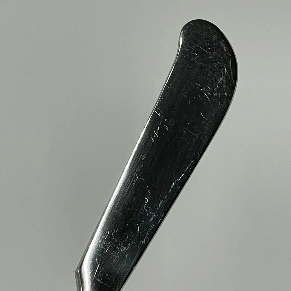 Gibson Stainless China Butter Spreader Set of 11 Hammered Handle Silver 5.75in